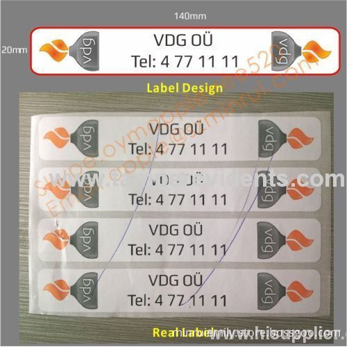 High Security Eggshell Sticker For Gas Can,high Quality Tamper Proof Sticker,destructive Labels Printing Manufacturer 
